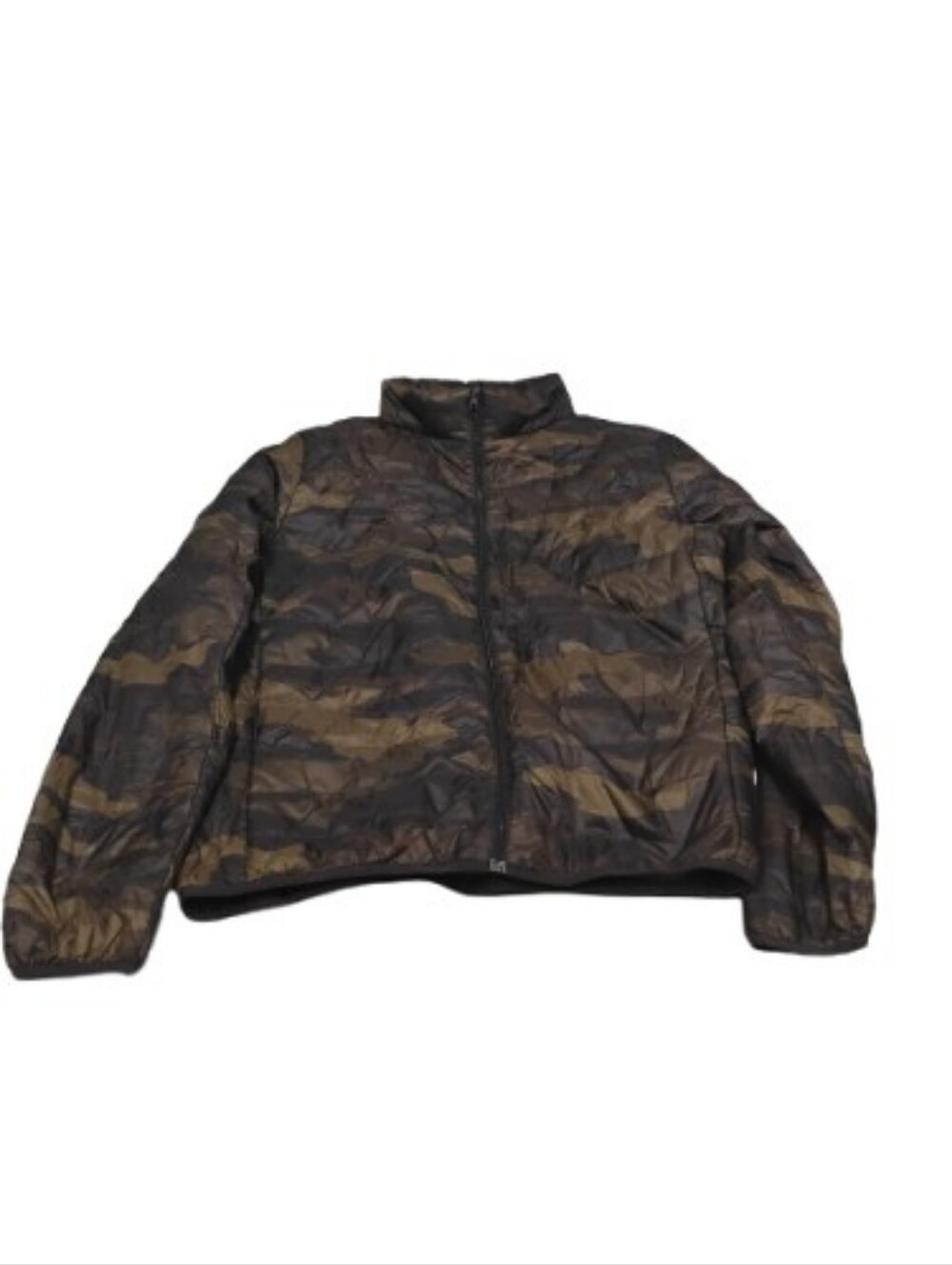 Victoria's Secret Camo Print Puffer Full Zip Jacket Sz L